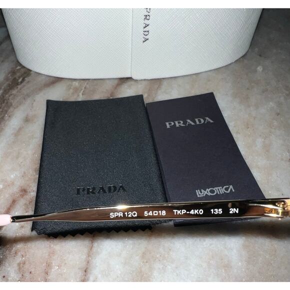PRADA Cinema Sunglasses SPR 12Q Pink authentic - Picture 10 of 12